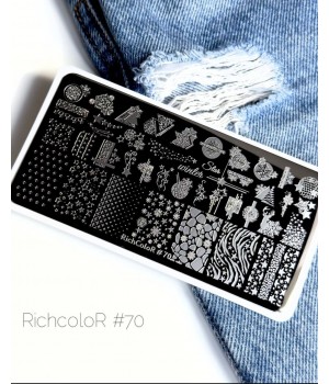 P120 Пластина для стемпінгу RC-070